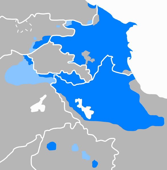 Файл:Map of the Azerbaijani language.png